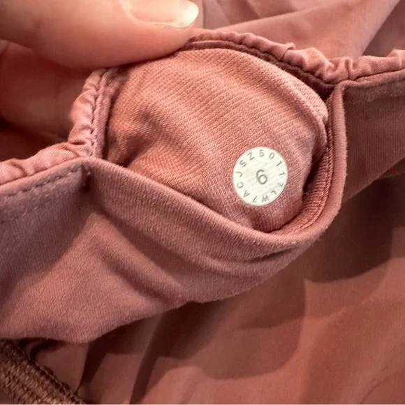 Lulu lemon Lululemon Anew Short 4" Quicksand mauve pink like new size 6 - Picture 13 of 15